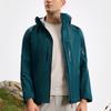New FILA Outdoor Hiking Waterproof And Windproof Windbreaker Jacket Men's Dark Green A11M517710F-DG