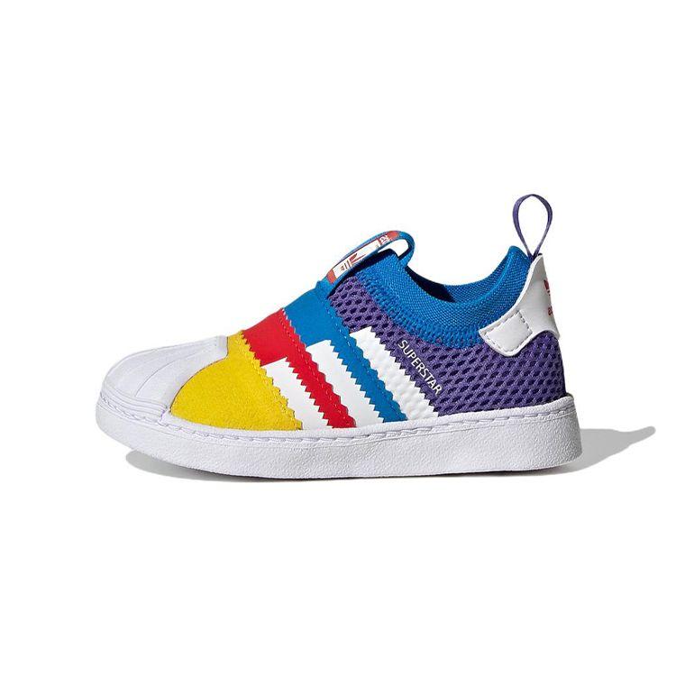 Adidas Originals Superstar 360 2.0 Comfortable Versatile Breathable Shock Absorbing Low Top Walking Shoes Baby Shoes GY9196