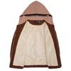 Women's Thick Velvet Corduroy Jacket - Korean Style, Loose Fit, Short Length for Spring/Fall/Winter 2025