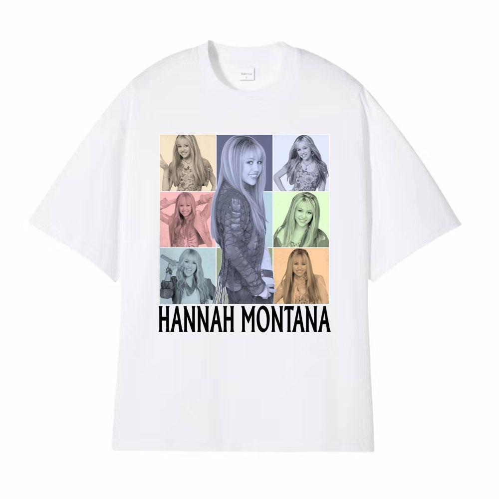 Limited Vintage Hannah Montana Mutil Style Tshirts Men Women Fashion High Quality Cool T Shirt Summer Pop Art Oversized Tshirt