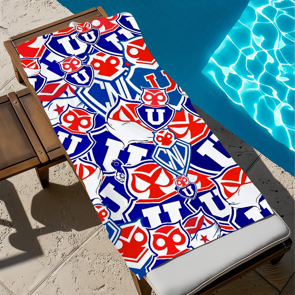 Mode art cool Club U-UniversidadS de C-ChileS doux Serviettes de Plage Voyage natation Piscine Serviette de Bain Salle de Sport Spa maison Décor Cadeau Vacances