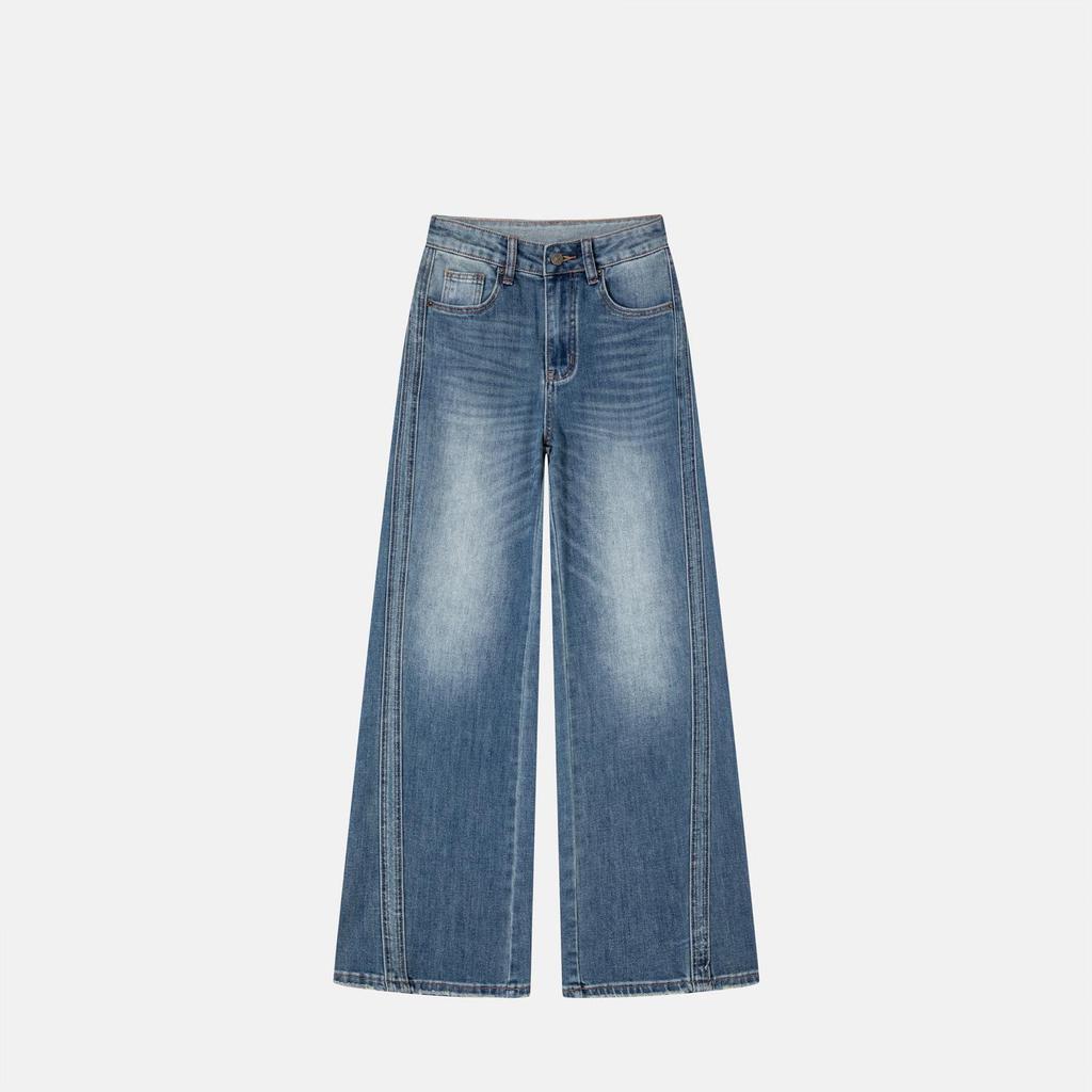 Spring 2026 Women's High-Waisted Wide-Leg Slimming Jeans