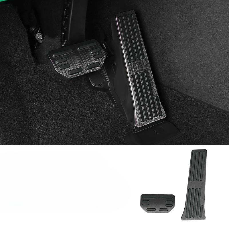 For LEAPMOTOR C10 Accelerator & Brake Pedal Cover, Anti-slip Foot Pedal Trim, Car Interior Modification Accessories