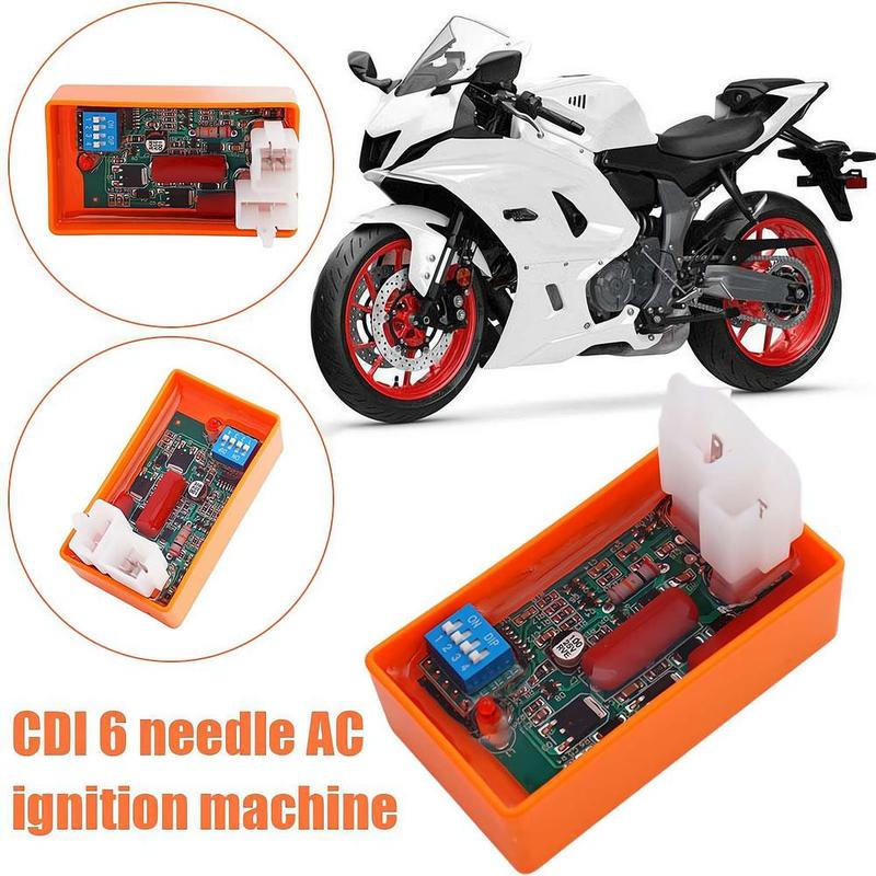 Motorcycle Igniter 6 Pin AC CDI Box With DIP Switch Motorcycle Ignition Speed Limit 4000-12000 For FT150 RX150 ML125 Racing