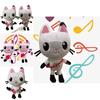 Adorable Gabby's Dollhouse Music Plush Toy Cartoon Stuffed Cat Plushie Doll For Kids
