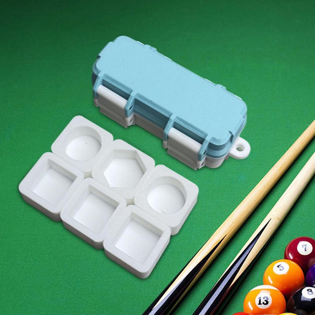 Pool Chalk Holder Billiard Case Practical Portable Compact Multifunctional Storage Box