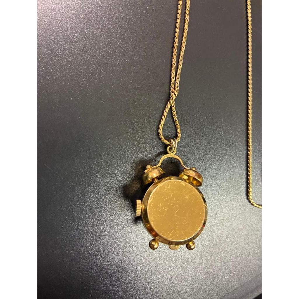 Used ORIENT Pocket Watch Pendant Watch Gold Color