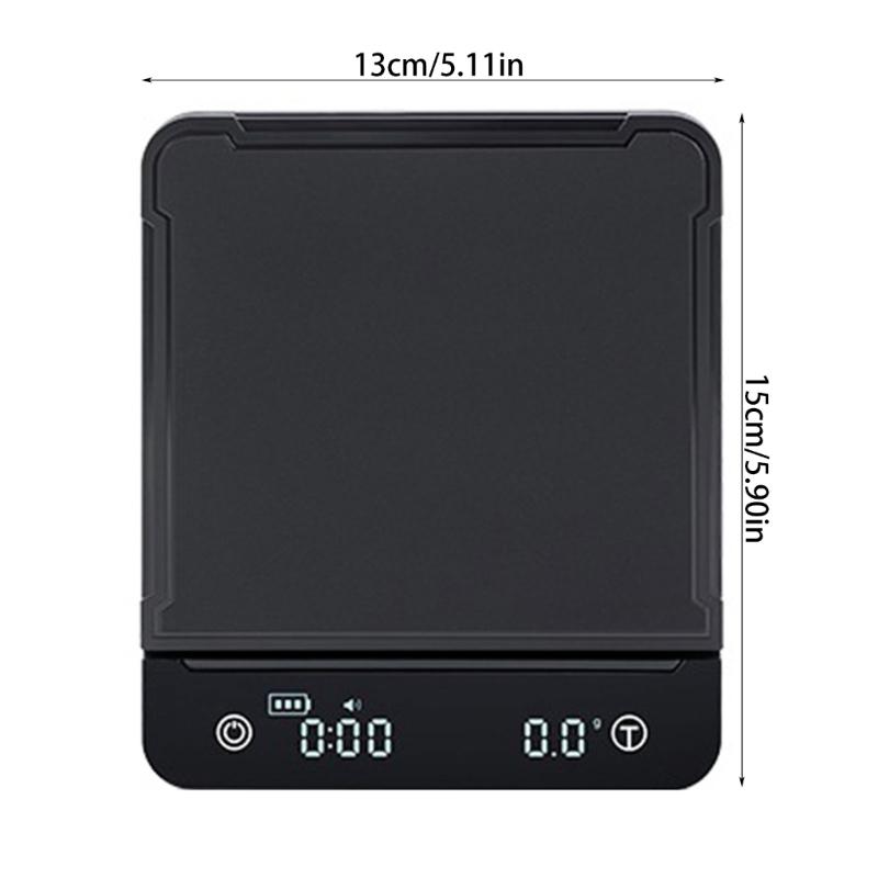 Small LED Display Coffee Scale Food Scales Plastic Material Small Digital Coffee Scale Perfect Gift for Coffee Lovers