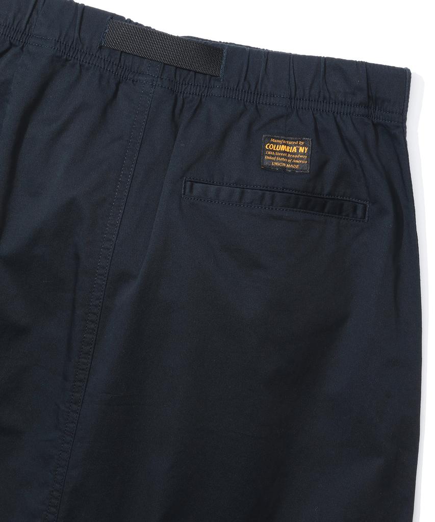 Columbia University Mil-Label Belted Cotton Long Skirt Crown Navy
