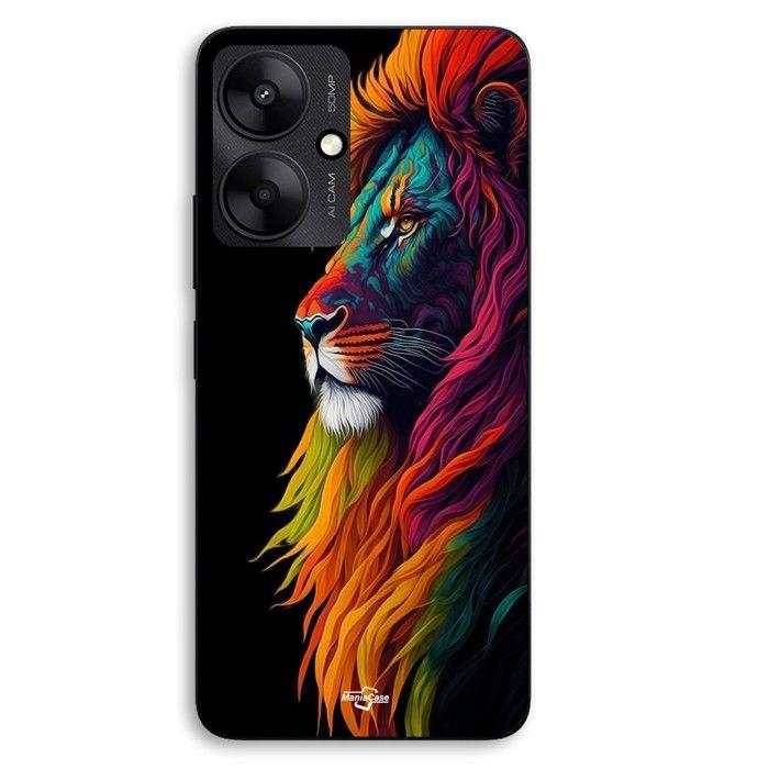 Coque Pour Xiaomi Redmi 13C 5g Lion Majestueux Coloré Maniacase
