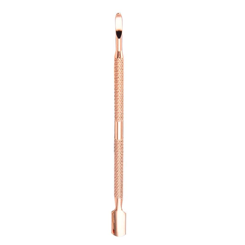 Rose Gold Stainless Steel Cuticle Remover & Pusher Manicure Tool Set
