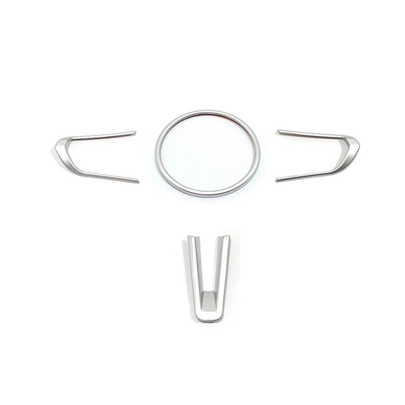 ABS Matte For Mazda cx-30   Car Steering wheel Button frame decoration Cover Trim Car styling accessories
