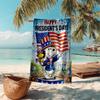 1pc Snoopy Celebrates Presidential Spirit Cartoon Quick Dry Microfiber Bath Towel for Swimming Surfing Camping Unisex Holiday. SJT7201108