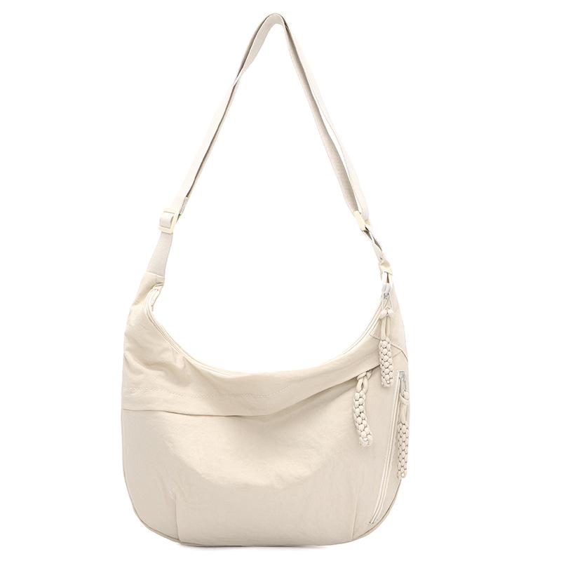 Simple Large Capacity Crossbody Bag, Lightweight All-Match Dumpling Shoulder Bag For Women Commute