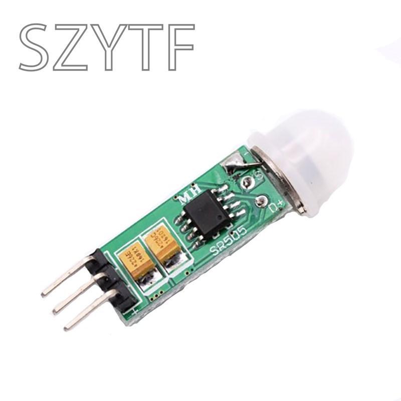 HC-SR501 HC-SR505 AM312 Adjust IR Pyroelectric Infrared Mini PIR Module Motion Sensor Detector Module Bracket for Arduino