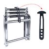 Boat Telescoping Ladder Rubber Strap Boat Sport Jet Boarding Secure Retaining Latches Band 4 Adjustable Mounting Hole