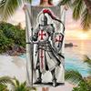 Cross Templars Knight Fashion Beach Towel: Ideal for Summer Adventures Soft, Absorbent and Quick Drying Suitable for Swimming and Bathing
