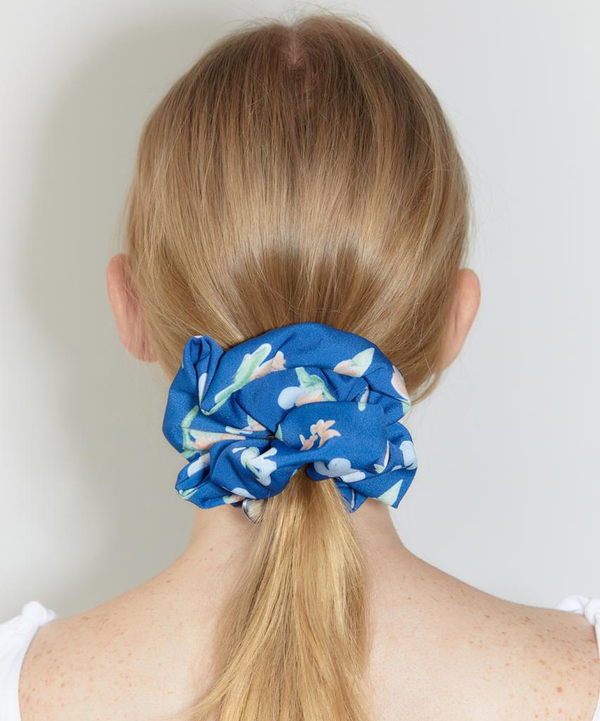 Sinoon Pattern Scrunch (Navy)