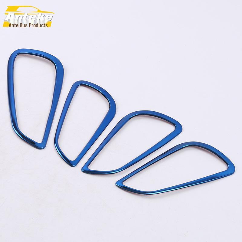 

Compatible with 15 Focus models: Stainless Steel Interior Handle Bright Ring & Door Armrest Grip Sticker