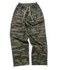 SK8ER ROCK Night Camouflage Sweat Wide Pants ((Khaki))