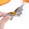 2 Stück Halloween Haarspangen Fledermausflügel Schleife Haarspangen Mädchen Pony-Clips Themenparty Auftritt Kopfschmuck Haarspangen Cosplay Kopfbedeckung