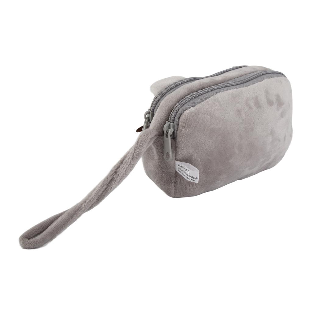 Kitten Toiletry Bag Cute Stylish Soft Canvas Durable Multi Purpose Cat Makeup Bag for Outing Travel