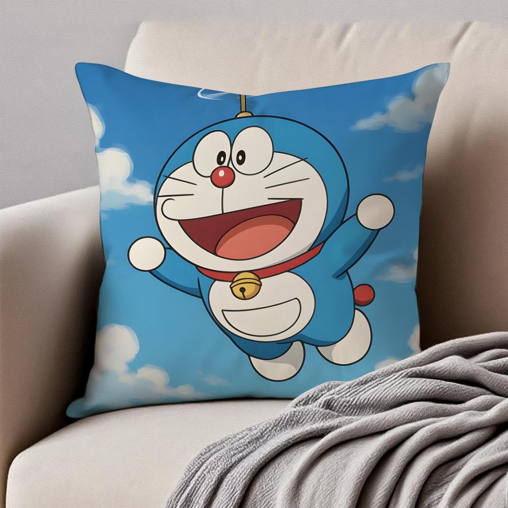 CUTE CCrayon SShinchan Cushion Cover Pillowcase Antidustmite Invisible Zipper Short Plush Sofa Cushion