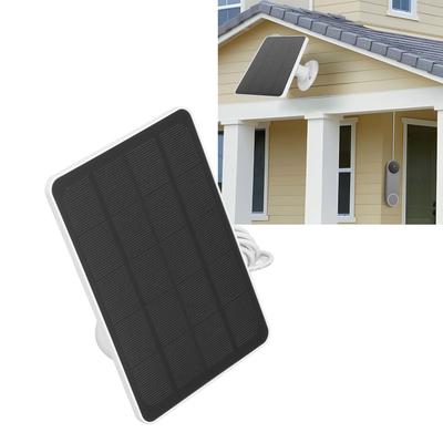 10W Solar Panel R Professional Efficient IP65 Waterproof Portable Solar Powered R for Cam for Stick Up Cam