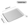 Wutuo Rectangular Stainless Steel Serving Tray