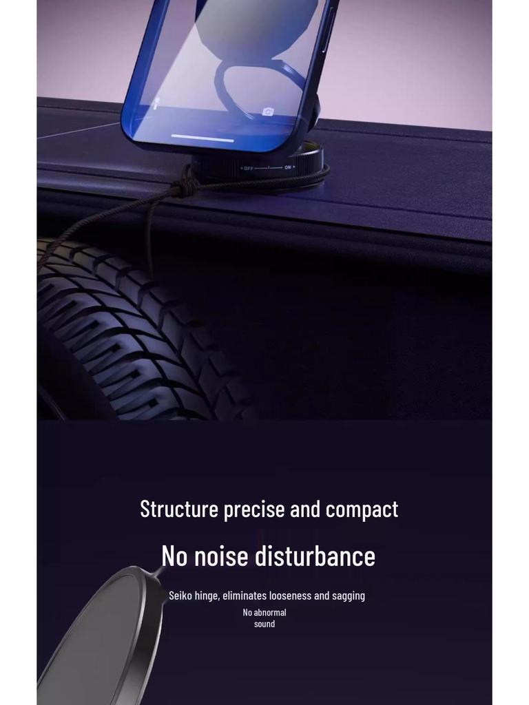 2025 Magnetic Car Phone Holder with Vacuum Suction - Magsafe Compatible for In-Car Navigation