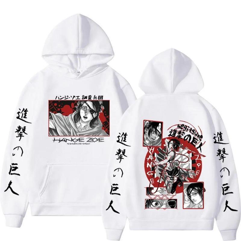Attack on Titan Anime Hooded Hange Zoe Shingeki Graphic Plus Long Sleeve Sweatshirts Women Casual Harajuku Pullovers Sudaderas