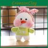 Mini Plush Duck Keychain Soft Pp Cotton Filled Cute Bag Charm In Various Colors