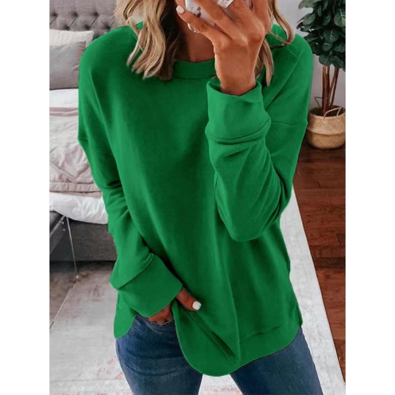 Womens Long Sleeve Crewneck Sweatshirt Graphic Print Casual Streetwear Top