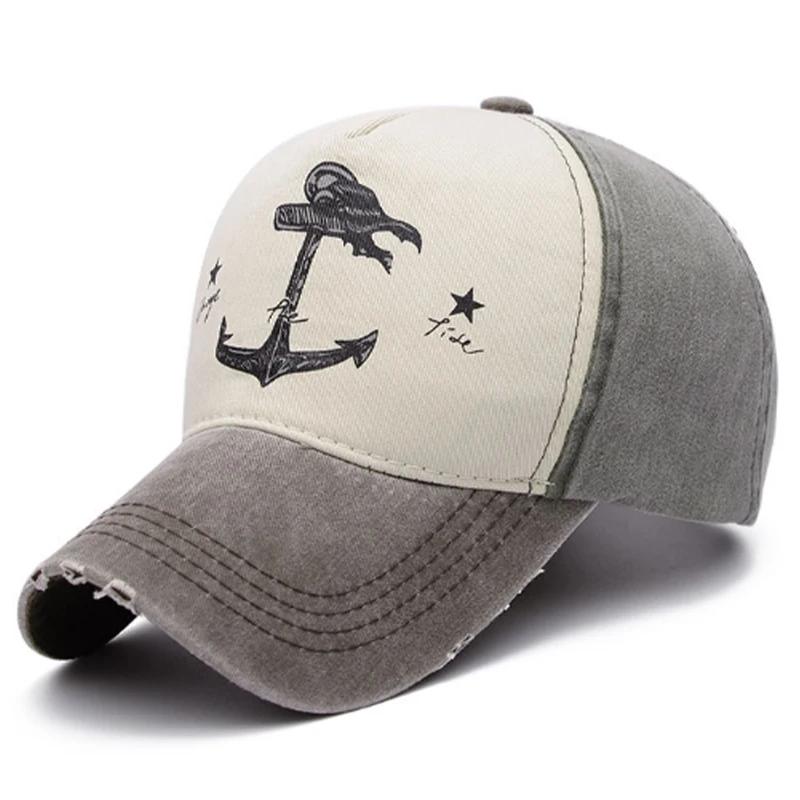 Fashion Letter Snapback Cotton Baseball Cap Men Women Hip Hop Fitted Fishing Cap Outdoor Autumn Summer Casual Hat