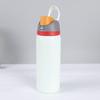 Isolierte Sportwasserflasche aus Edelstahl 304 mit Pop-Up-Deckel und tragbarem Griff
