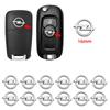 Autocollants Emblème Clé de Voiture en ABS 16mm Logo Décalcomanie Trou de Serrure de Porte Auto Pour Insignia J F Antara Meriva Zafira H G Corsa Vectra Astra