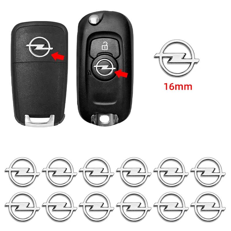 Autocollants Emblème Clé de Voiture en ABS 16mm Logo Décalcomanie Trou de Serrure de Porte Auto Pour Opel Insignia J F Antara Meriva Zafira H G Corsa Vectra Astra