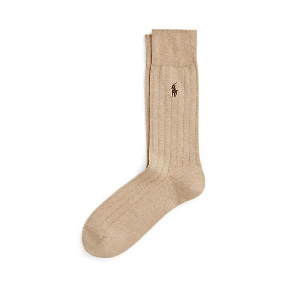 Polo Ralph Lauren Men S Rib Cotton Blend dreSS SockS mapohoS03421009260 ONE