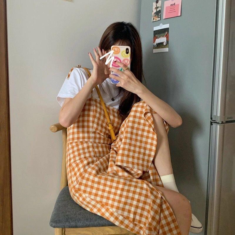 French Small Sweet Spice Girl Split Skirt Summer New Pure Desire Wind Thin Hip Long Dress Dress Women's Clothing