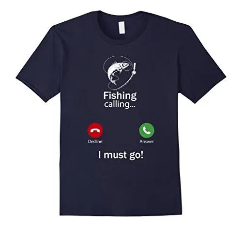 Calling for Hobbies Love Fishinger Hobby Funny T-Shirt Cool Summer Tees Short Sleeve Round Neck T Shirt