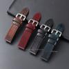 Vintage Cowhide Watch Strap Bracelet Genuine Leather 18mm 20mm 22mm 24mm Watchband Women Men Fashion Watch Band Universal Belt