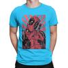 Deadpool Closed Hand Heart T-Shirts Men Disney Amazing Pure Cotton Tees Short Sleeve T Shirt 4XL 5XL Clothing