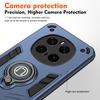 KEYSION Wstrząsoodporne etui na HONOR Magic 7 Pro 5G Pierścień ochronny na aparat Podstawka Tylna pokrywa telefonu dla Huawei Magic 7 Pro 5G