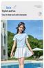 Girls' Junior High School Two-Piece Swimsuit with Chest Pads - Stylish Design for Medium and Large Children