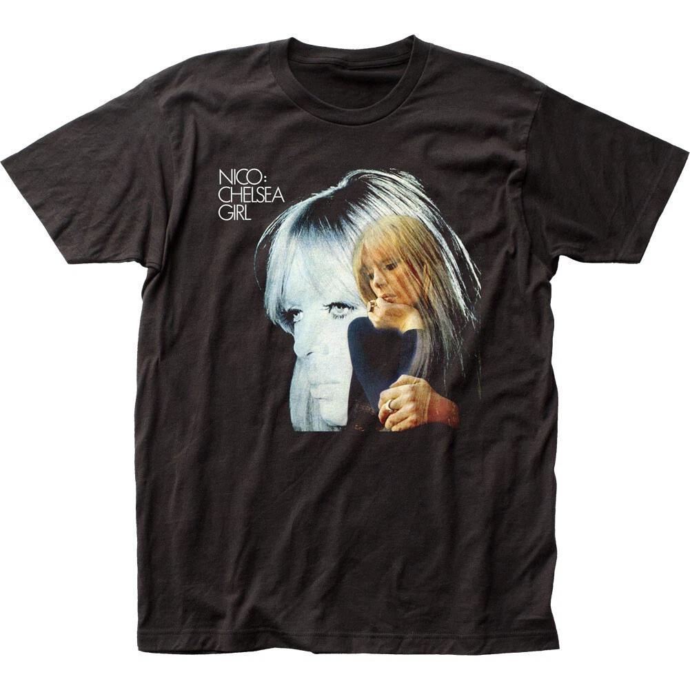 Nico Chelsea Girl T Shirt Mens Rock And Roll Music Classic Band Tee New Black