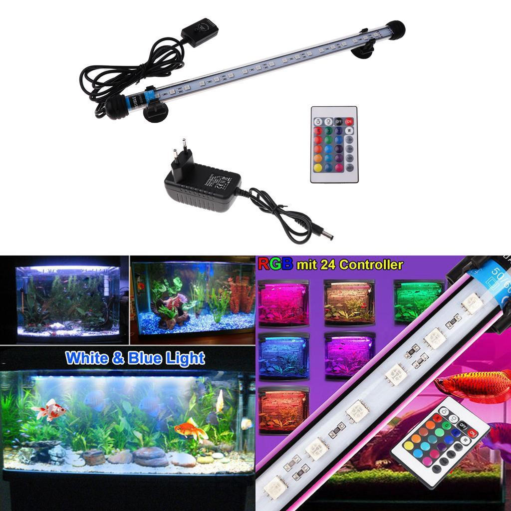 Aquarium Fischbecken Gesteuerte Tauchlampe LED Lampe 220V DC12V 4-6.5W