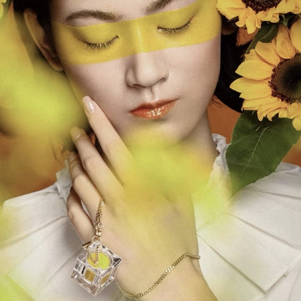 Fancy Cube Makeup Balm (Eyeshadow/Eyeliner/Cheek/Lip) (True Yellow)