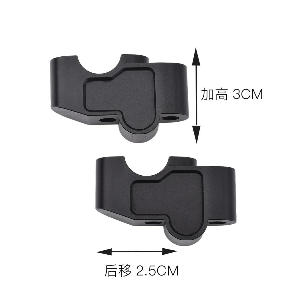 LEDISHUN Handlebar Risers for Honda CB400F, CB400X, CB500F, and CB500X (All Models)