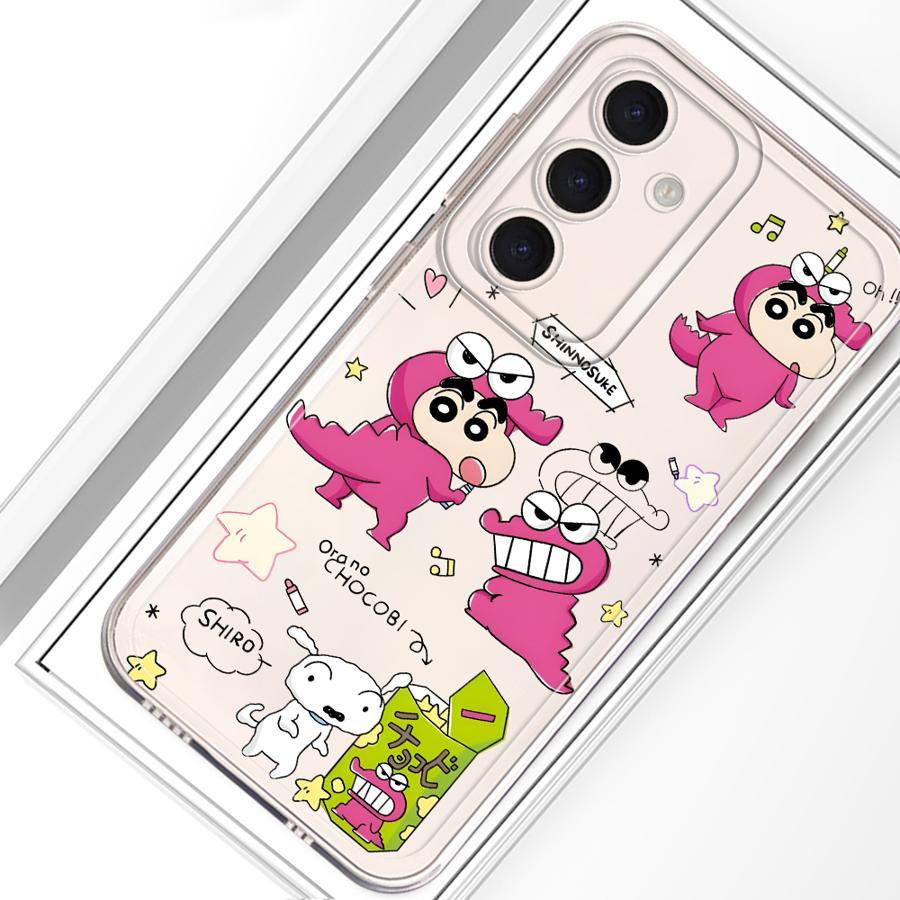 Case for Samsung Galaxy A55 A23 A33 A52 A52 A31 A26 A24 A36 A13 A54 A15 A34 A35 A56 A50 A25 A51 A16 Phone Cute Crayon Shinchan
