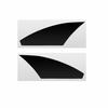 For -2025 Civic Honda Headlamp Smoked Reflective Decal Stickers Vinyl Tint